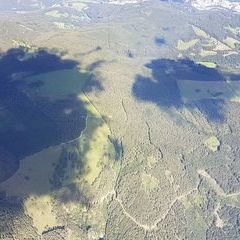 Flugwegposition um 13:35:46: Aufgenommen in der Nähe von Gemeinde Langenwang, Österreich in 2440 Meter